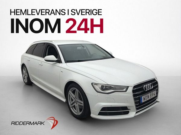 Audi A6 2.0 TDI Quattro 190hk S-Line Drag Värmare ISOFIX - 2017