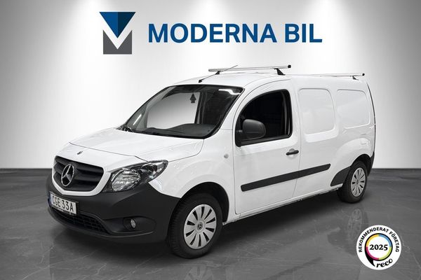 Mercedes Citan 109 CDI 95hk Lång 3-sits Moms Nyservad Dragkrok V-iredd - 2020