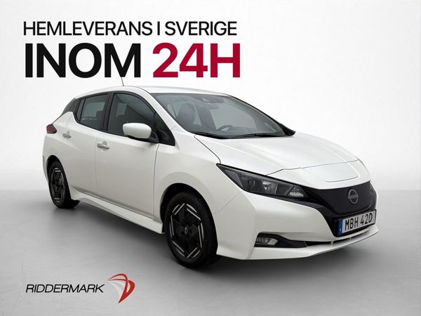 Nissan Leaf 40 kWh Kamera Rattvärme Adaptiv-Fart CarPlay - 2022