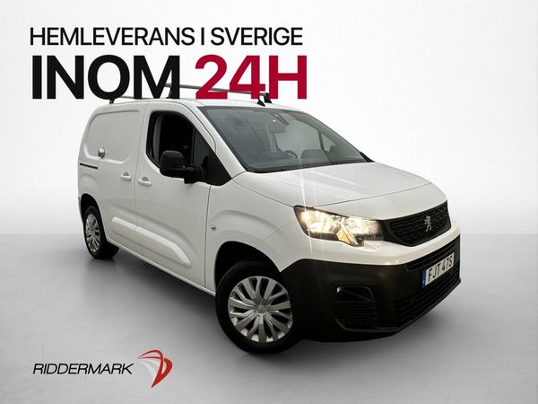 Peugeot Partner 130hk Värmare Dragkrok B-Kamera CARPLAY Moms - 2022
