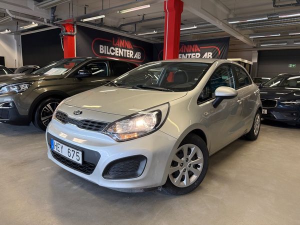 Kia Rio 1.2 CVVT GLS 2 Ägare Låga mil AUX Komplett servad SoV - 2014