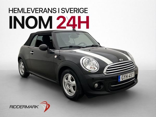 MINI Cooper Convertible 122hk H/K Navi Halvskinn - 2015