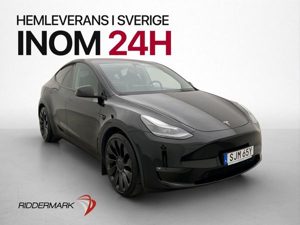 Tesla Model Y Performance AWD Värmepump Skinn Kamera AP MOMS - 2022