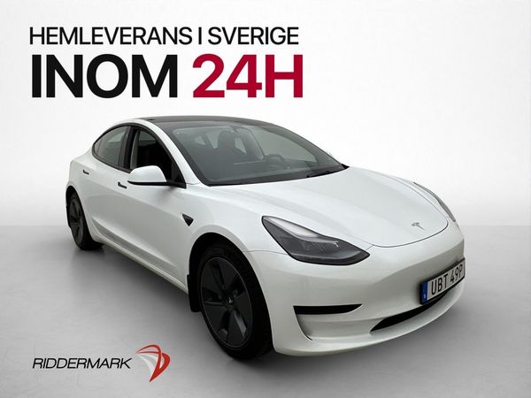 Tesla Model 3 Standard Range Pano Autopilot Svensksåld Skinn - 2022
