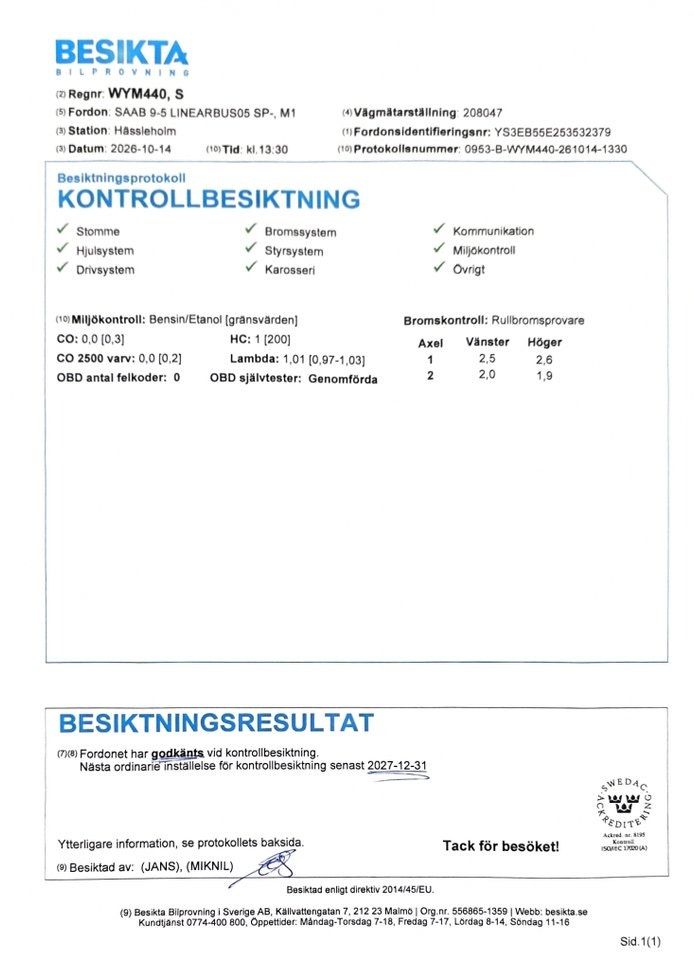 Saab 9-5 bild 15
