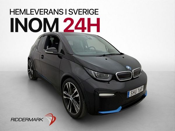 BMW i3 s 120 Ah 183hk Carged Navi Kamera Skinn Värmepump - 2020