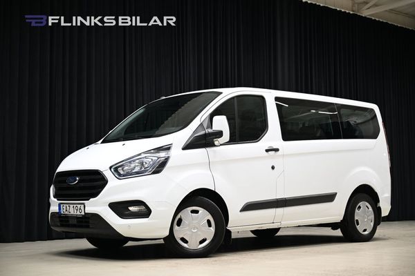 Ford Transit Custom 170HK Kombi|9-Sits|Drag|FjärrstyrdVärmare|Moms - 2019