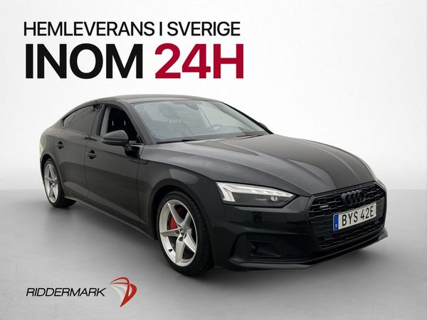 Audi A5 45 TFSI Q 2.0 TFSI MHEV Cockpit Matrix Svart Optik - 2020