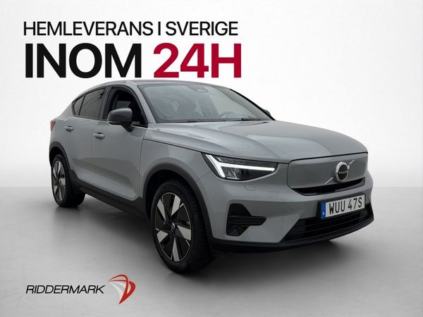 Volvo C40 Recharge SM Extended Range Panorama Värmepump Kamera Drag - 2024