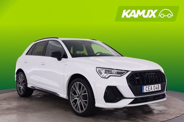 Audi Q3 40 TDI quattro S-Line 200hk Drag Kamera Värm B&O Svart- - 2021