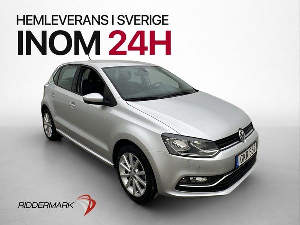 Volkswagen Polo TSI 90hk Masters Plus Farthållare 3-Brukare - 2015