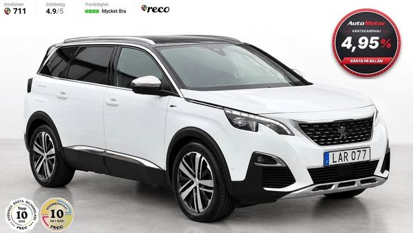 Peugeot 5008 2.0 BlueHDi GT 7-sits 177hk MAXUTRUSTAD - 2018