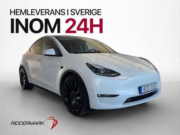 Tesla Model Y Performance Värmepump Pano Kamera Drag Moms - 2023
