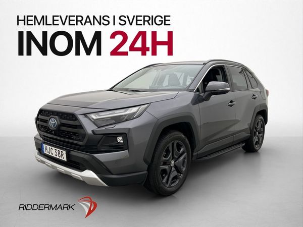 Toyota RAV4 Hybrid AWD 222hk Adventure 360° Skinn Dragkrok - 2022