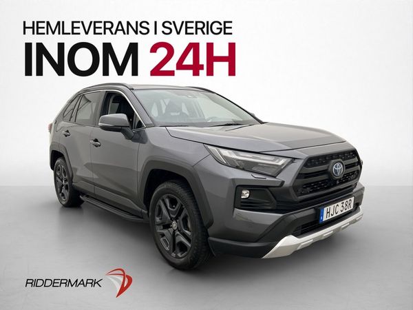 Toyota RAV4 Hybrid AWD 222hk Adventure 360° Skinn Dragkrok - 2022