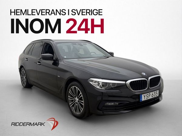 BMW 520 d Touring 190hk Sport line Kamera Navi Rattvärm Drag - 2018