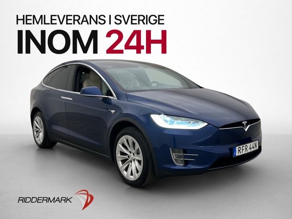 Tesla Model X Long Range Autopilot Ljus Interiör Drag MOMS - 2020