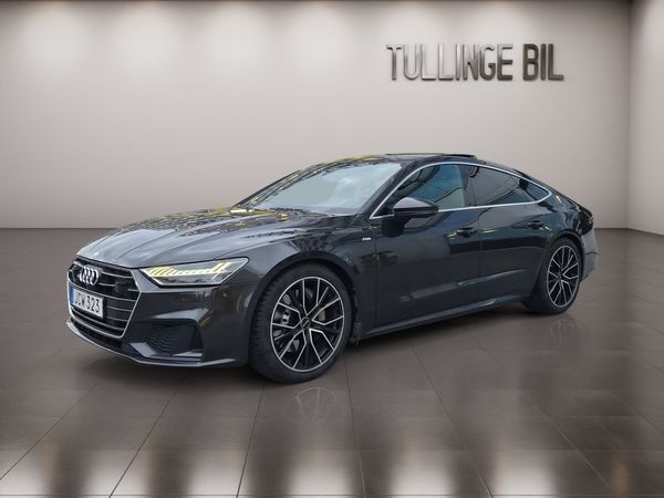 Audi A7 55TFSI Q S-Line Cockpit Pano B&O Matrix Läder Alpin 20" - 2019