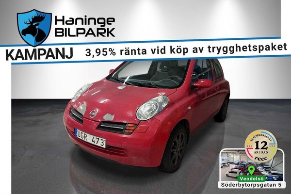 Nissan Micra 3-dörrar 1.2 / KAMKEDJA / BESIKTIGAD - 2004