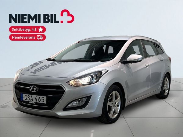 Hyundai i30 Kombi 1.6 CRDi Comfort Drag Rattvärme MoK S/V-hjul - 2015