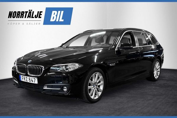 BMW 520 d TOURING 190 HK DRAG NYSERV 8600 MIL 2 ÄGARE BLUETOOTH - 2015