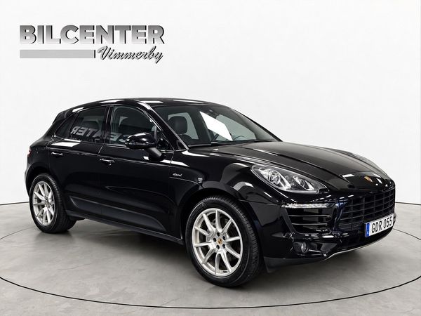 Porsche Macan S Diesel PDK 258hk Drag P-värmare B-kamera - 2015