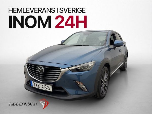 Mazda CX-3 2.0 SKYACTIV-G AWD Optimum BOSE Kamera Skinn Navi - 2017