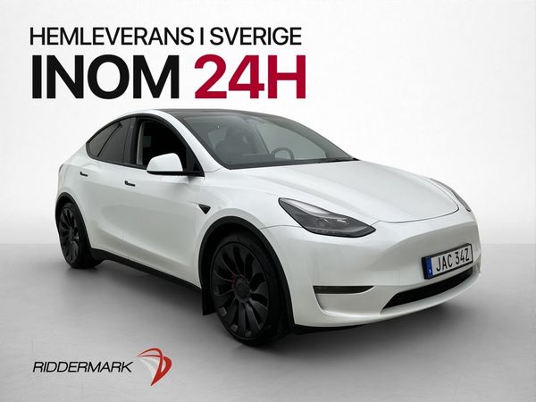 Tesla Model Y Performance 534hk Drag Värmepump Pano Kamera - 2023