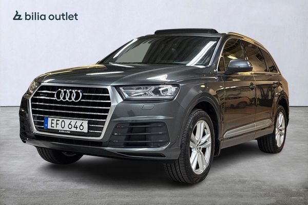 Audi Q7 3.0 TDI V6 S Line 7-sits 272hk Panorama P-värm - 2018