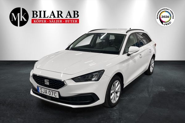 Seat Leon Sportstourer 1.0 TSI Låga mil / Nyservad / Automat - 2023