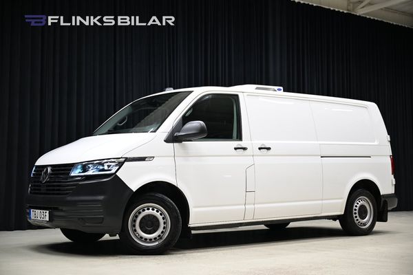 Volkswagen Transporter DSG 150HK L2 Kylbil|Dubbeldörr|Nattkyla|Lågmil|Leasbar - 2023