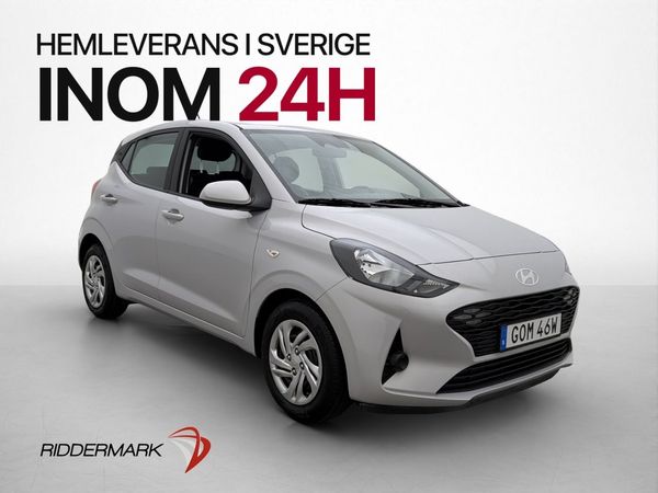 Hyundai i10 1.0 63hk Cockpit Kamera CarPlay Rattvärme - 2025