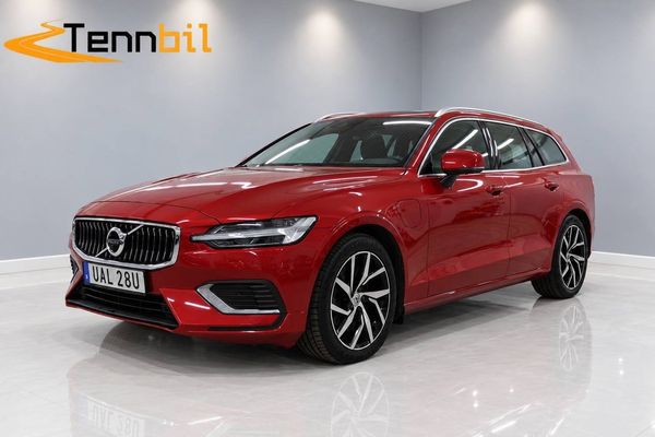 Volvo V60 T8 AWD Inscription 360° HuD Drag Skinn Värmare 2-Brukar - 2020