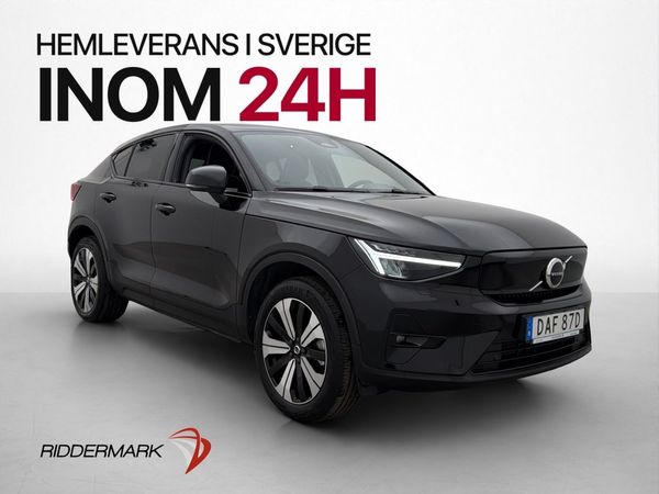 Volvo C40 Recharge Twin AWD Plus Pano Kamera Värmepump Drag - 2023