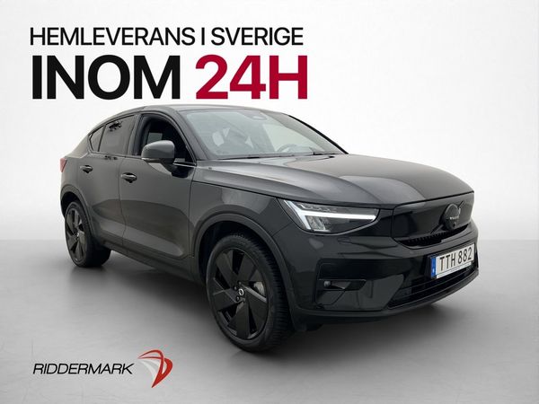 Volvo C40 Recharge Extended Range Plus Värmepump Dragkrok Kamera Pano - 2024
