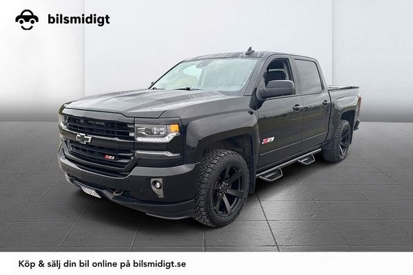 Chevrolet Silverado 1500 Crew Cab 5.3 V8 4WD Drag Flakkåpa MOMS 360hk - 2017