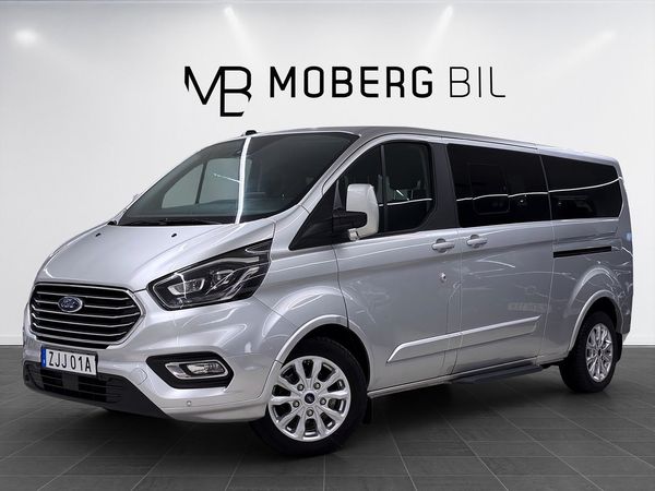 Ford Tourneo Custom 320 2.0 EcoBlue 130hk L2 9-Sits B-Kamera Värmare - 2023