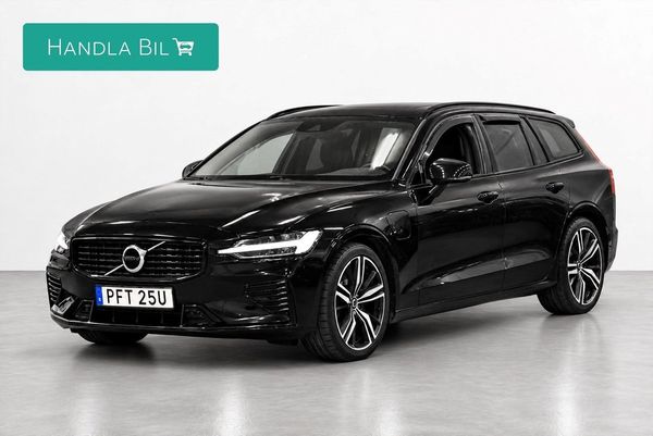 Volvo V60 Recharge T6 AWD R-Design Pano Skinn Drag P-värm Rattvär - 2021