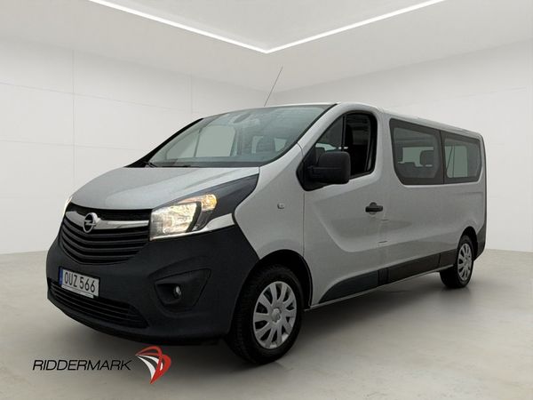 Opel Vivaro Kombi Lång 9-Sits B-Kamera Farthållare Bluetooth - 2015