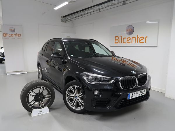 BMW X1 xDrive18d V-Däck ingår HUD-Drag-Kamera-Navi-Rattvärme-B - 2018