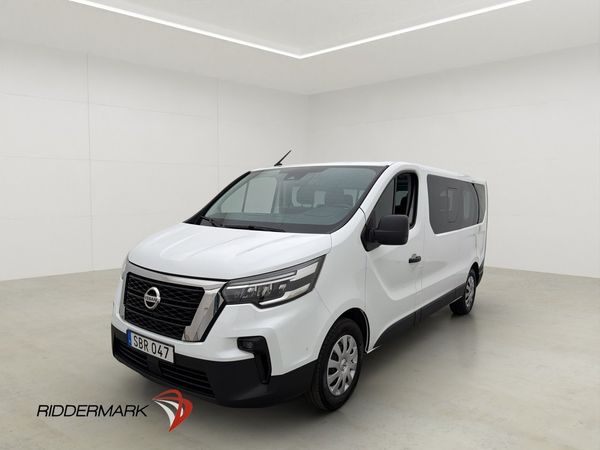 Nissan Primastar Crew 150hk Dragkrok Kamera CARPLAY 9-Sits - 2023