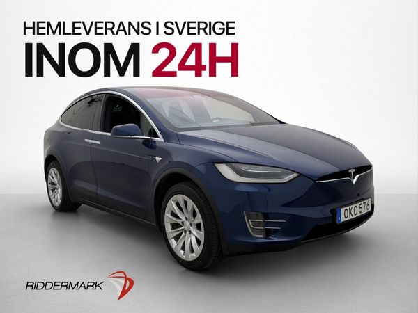 Tesla Model X 100D AWD Pano 6 Sits Kamera FSD Drag - 2017