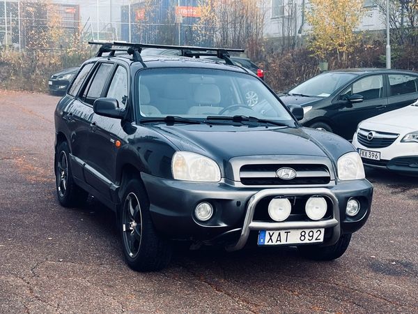 Hyundai Santa Fe 2.4 4WD|Drag|Motorvärmare|Besiktigad| - 2006
