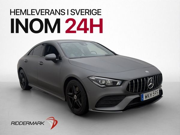 Mercedes CLA200 Coupé 163hk AMG Line Pano Burmester - 2019