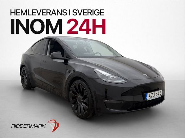 Tesla Model Y Performance 534hk Värmepump Dragkrok MOMS - 2023