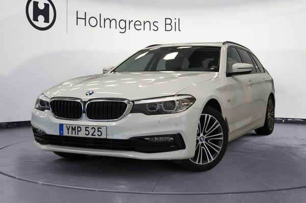 BMW 520 d Touring Steptronic Sportline Navi Drag Rattvärme | Ränt - 2018