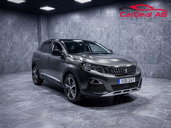 Peugeot 3008 1.2 Allure Ambient Carplay Halvskinn Farthållare - 2017