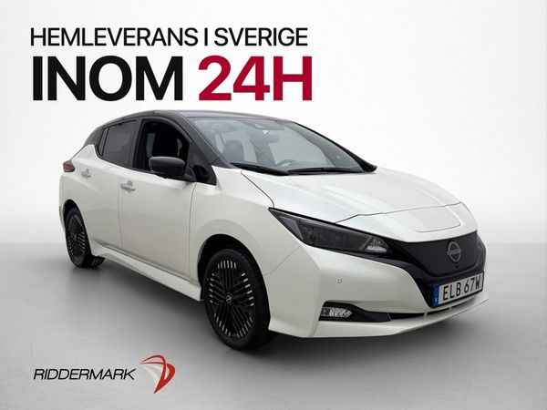 Nissan Leaf N-connecta 62 kWh Adaptiv-F 360° Navi Rattvärme - 2022