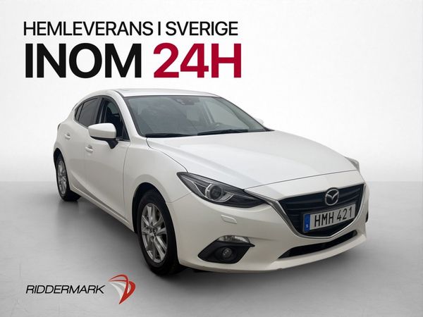 Mazda 3 Sport 2.0 SKYACTIV-G 120hk Svensksåld ISOFIX - 2014