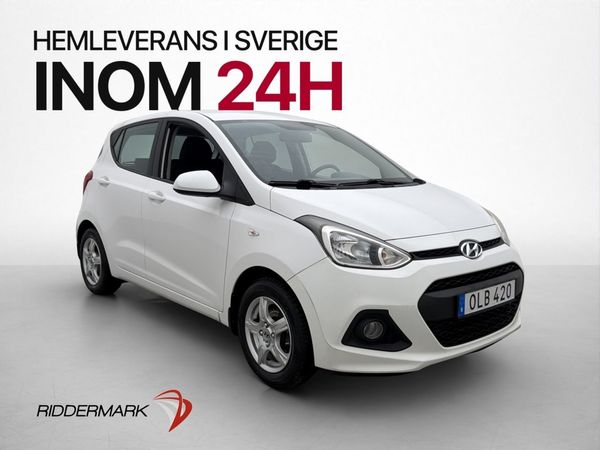 Hyundai i10 1.0 67hk Comfort P-Sensorer Rattvärme 0.60 l/mil - 2014